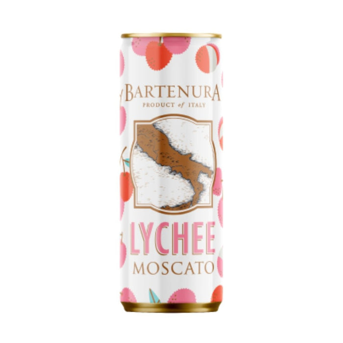 Bartenura - Lychee Moscato Sparkling White Wine in Cans - TIPXY