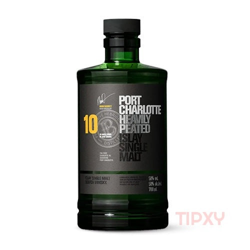 Port Charlotte - Heavily Peated Islay Scotch Whisky 10 Year Old - TIPXY