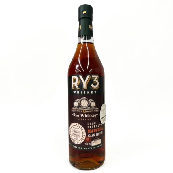 RY3 - Cask Strength Madeira Cask Finish Rye Whiskey - TIPXY