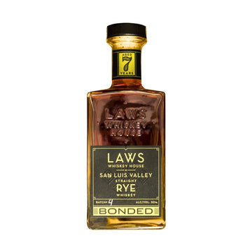 Laws Whiskey House - San Luis Valley Bottled in Bond Rye Whiskey - TIPXY