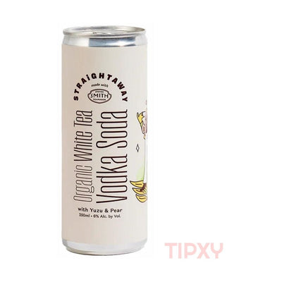 Straightaway Cocktails - Organic White Tea Vodka Soda With Yuzu & Pear Ready to Serve Cocktail