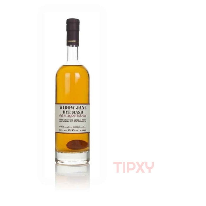 Widow Jane - Oak and Applewood Whiskey Distilled From Rye Mash - TIPXY