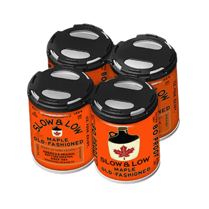 Slow & Low - Maple Old Fashioned Ready to Drink Cocktail (4 Pack)