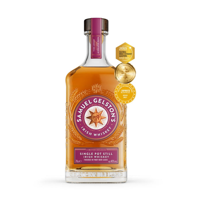 Samuel Gelstons - Single Pot Still Irish Whisky Finished in Pinot Noir Casks - TIPXY