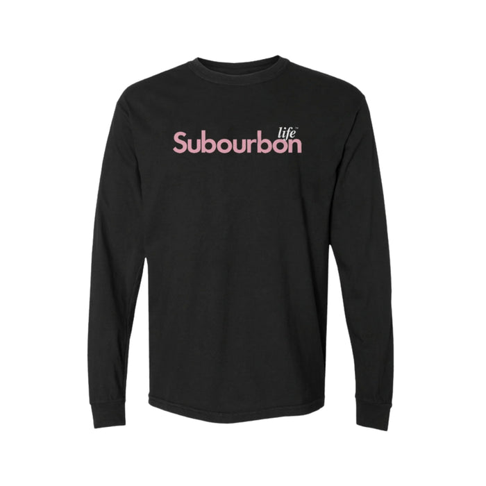 Subourbon Life - Black Long Sleeve Tee Shirt - TIPXY