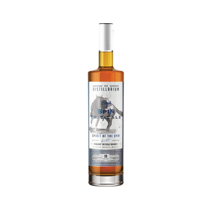 The Distillarium - Cask & Spin Straight Triticale Whiskey - TIPXY
