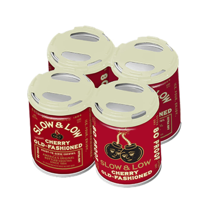 Slow & Low - Cherry Old Fashioned Ready to Drink Cocktail (4 Pack)