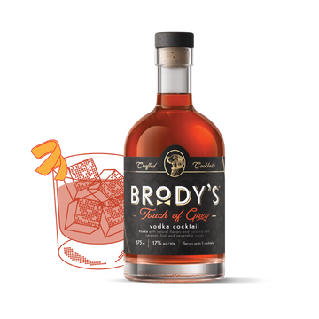 Brody's - Touch of Gray Vodka Ready to Drink Cocktail - TIPXY