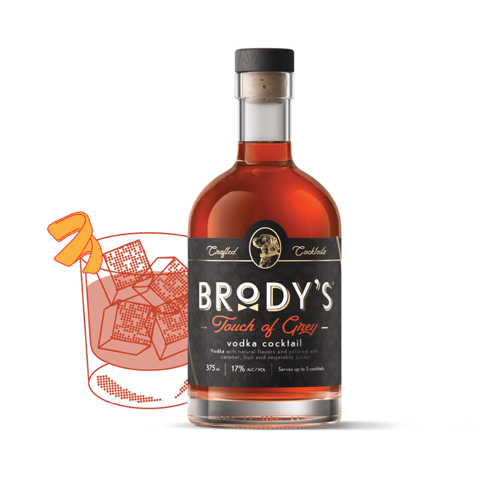 Brody's - Touch of Gray Vodka Ready to Drink Cocktail - TIPXY