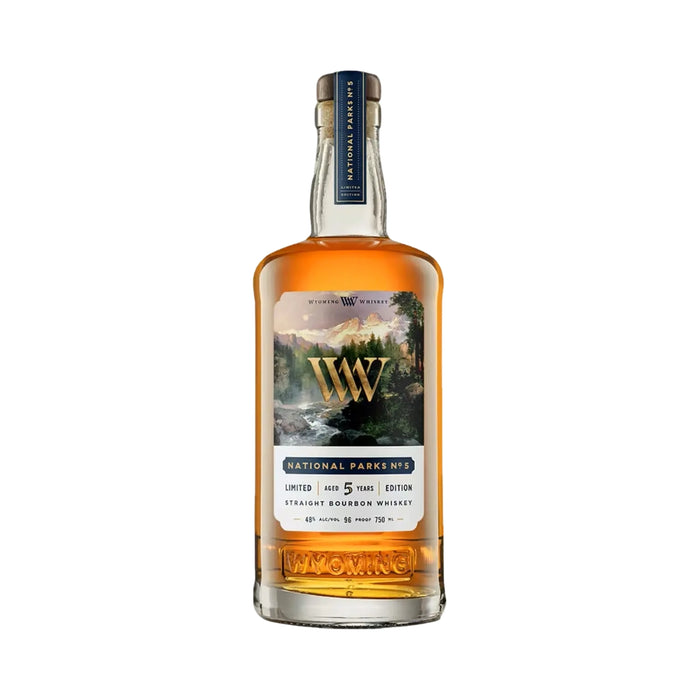 Wyoming Whiskey - National Parks No. 5 Straight Bourbon Whiskey - TIPXY