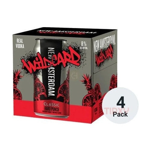 New Amsterdam - Vodka Wildcard classic punch cocktails (4 pack) - TIPXY