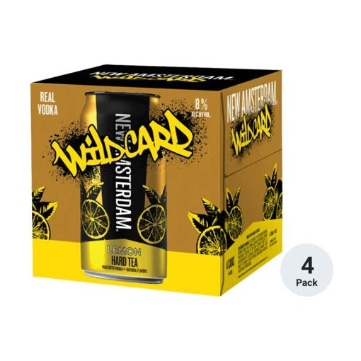 New Amsterdam - Vodka Wildcard lemon tea cocktails (4pack) - TIPXY
