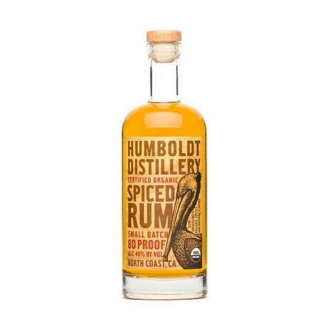 Humboldt Distillery Certified Organic Spiced Rum Small Batch 80 Proof - TIPXY