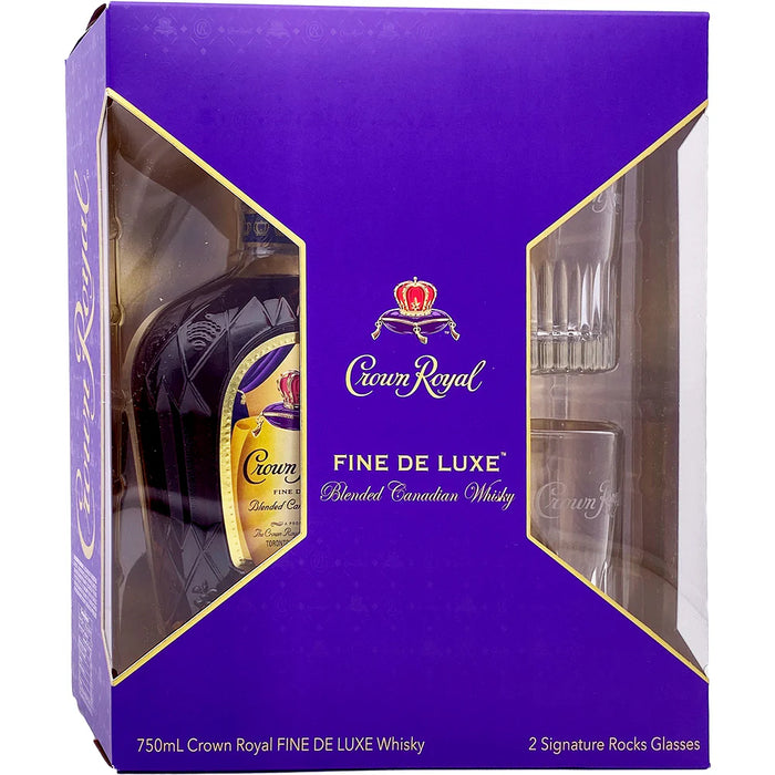 Crown Royal - Canadian Blended Whisky Gift Set with 2 Glasses