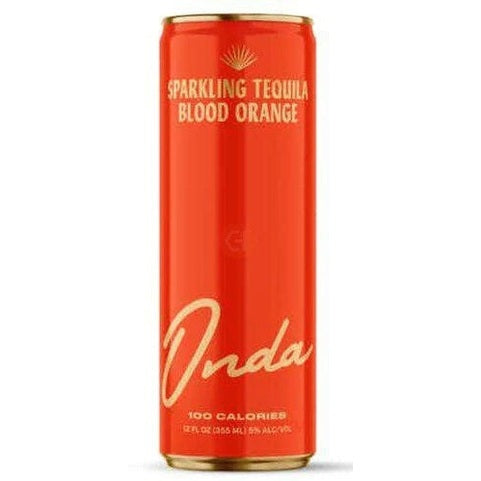 Onda Spakling Tequila Blood Orange (4 Pack) 12oz - TIPXY