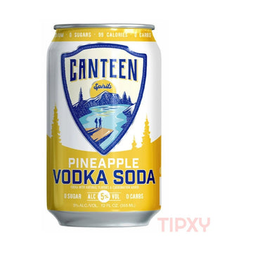 Canteen Spirits - Pineapple Vodka Soda Ready to Drink Cocktail - TIPXY