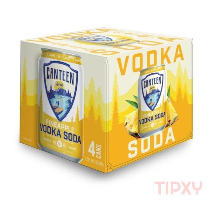 Canteen Spirits - Pineapple Vodka Soda Ready to Drink Cocktail - TIPXY