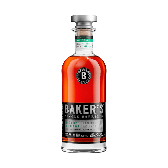 Baker's Bourbon - 7 Year Single Barrel High Rye Kentucky Straight Bourbon Whiskey - TIPXY