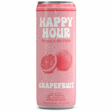 Happy Hour - Grapefruit Tequila Seltzer  (4 Pack)