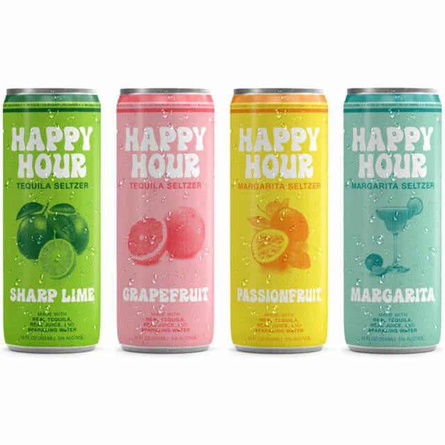 Happy Hour - Tequila Seltzer Variety Pack (8Pack) - TIPXY