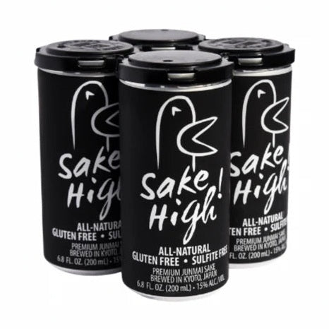 Sake High - Premium Junmai Sake Verison 2 (4 pack) - TIPXY