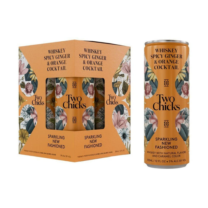 TWO CHICKS - Two Chicks Whiskey Spicy Ginger & Orange Cocktail - TIPXY