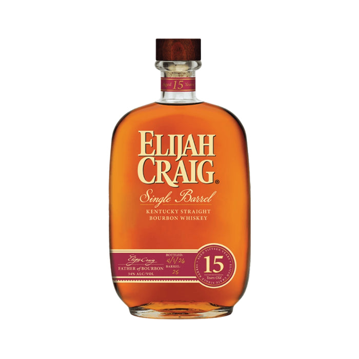 Elijah Craig - 15 Year Old Single Barrel Kentucky Straight Bourbon Whiskey - TIPXY