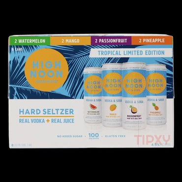 High Noon - Tropical Vodka Seltzer Variety Pack (8 Pack) - TIPXY