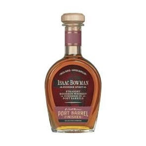 ISAAC BOWMAN - Port Barrel Finish Bourbon - TIPXY