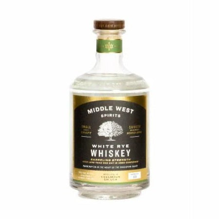 Middle West Spirits White Rye Whiskey Barreling Strength Small Batch Craft (Batch # 024) - TIPXY