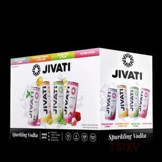 Jivati - Sparkling Vodka Variety (8 Pack) - TIPXY