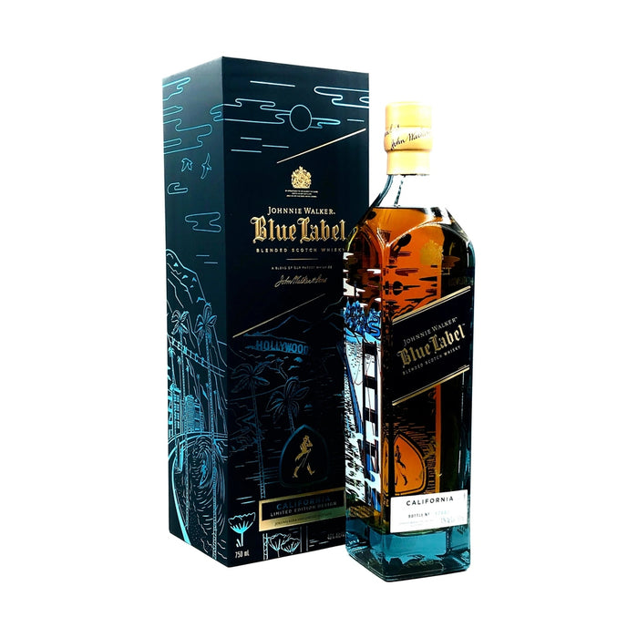 Blue Label - Johnnie Walker Blue Label Blended Scotch California Limited Edition - TIPXY