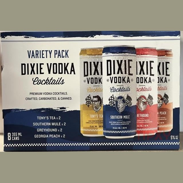 Dixie Vodka Cocktails Variety Pack (8 cans) - TIPXY