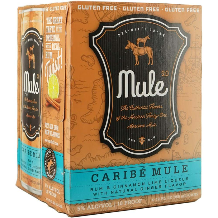 Mule - Mule Caribe Mule (4 Cans) 12FL - TIPXY