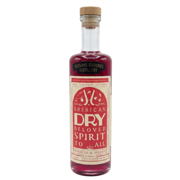 Dueling Grounds Distillery - American Dry Gin with Hibiscus & Honey - TIPXY