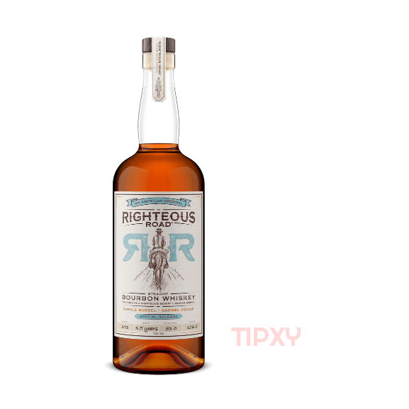 Righteous Road® Straight Bourbon Whiskey (Finished in a Righteous Seven® Barrel) - TIPXY