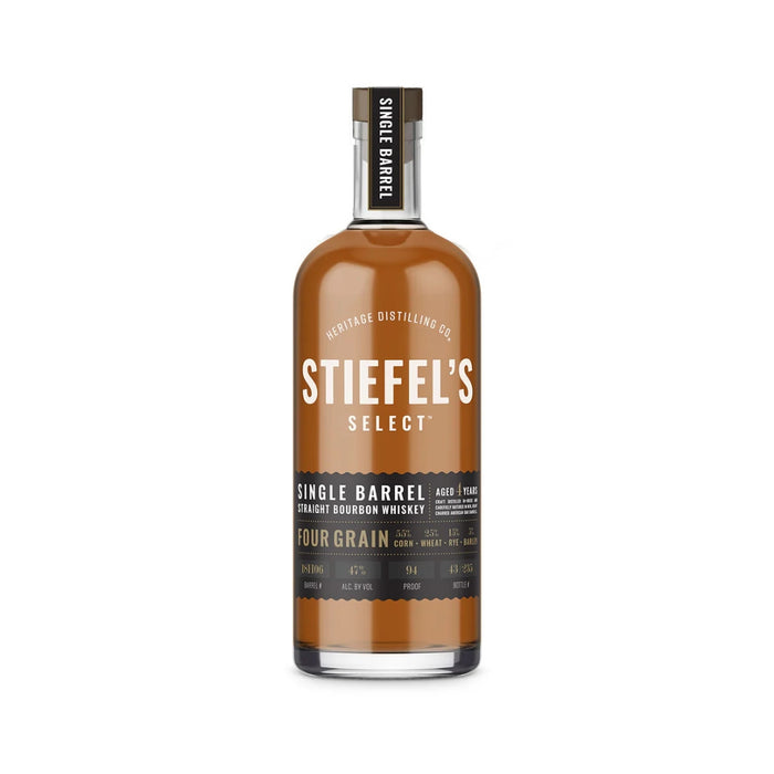 Heritage Distilling Co - Stiefel's Single Barrel 4 Grain Bourbon Whiskey - TIPXY