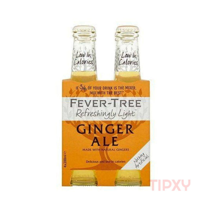 Fever Tree - Refreshing Light Ginger Ale (4 Pack)