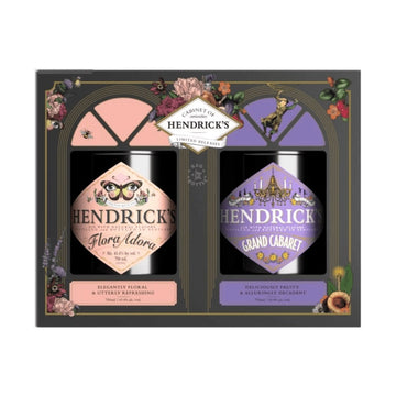 Hendrick's -  Cabinet of Curiosities Bundle Gift Pack - Flora Adora & Grand Cabaret Gin - TIPXY