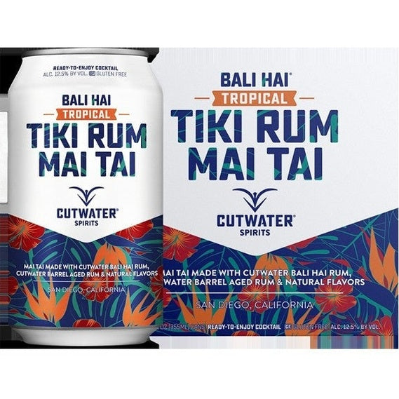 Cutwater - Tiki Rum Mai Tai 4 pack cans - TIPXY