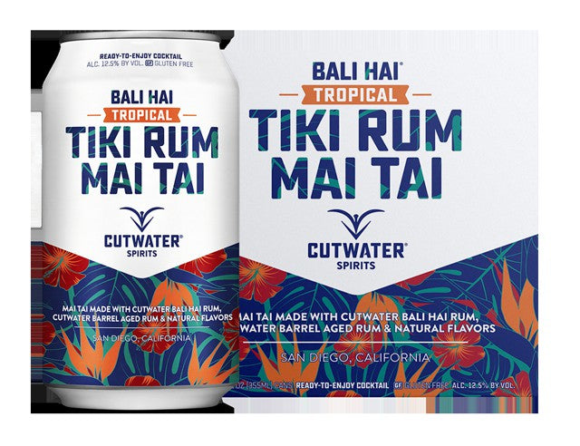 Cutwater - Tiki Rum Mai Tai 4 pack cans