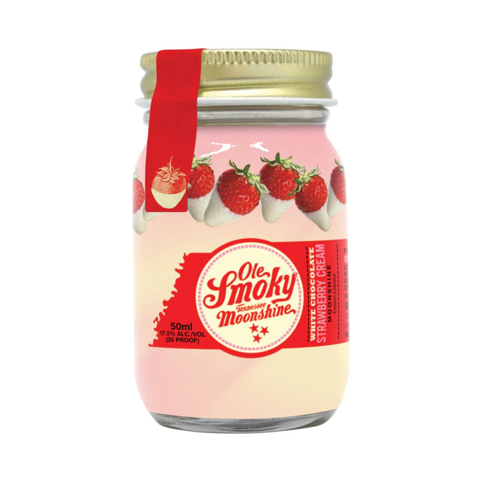 Ole Smoky - White Chocolate Strawberry Cream Moonshine Mini