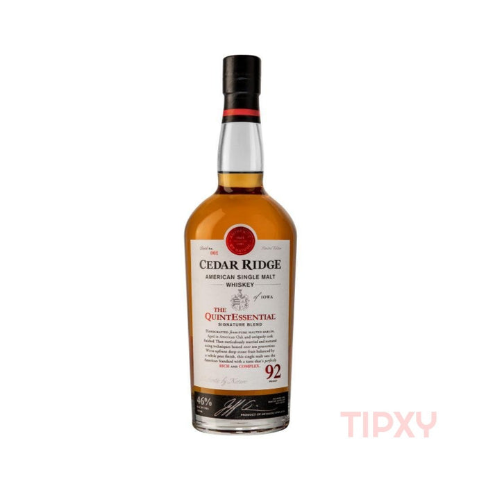 Cedar Ridge - The Quintessential American Single Malt Whiskey