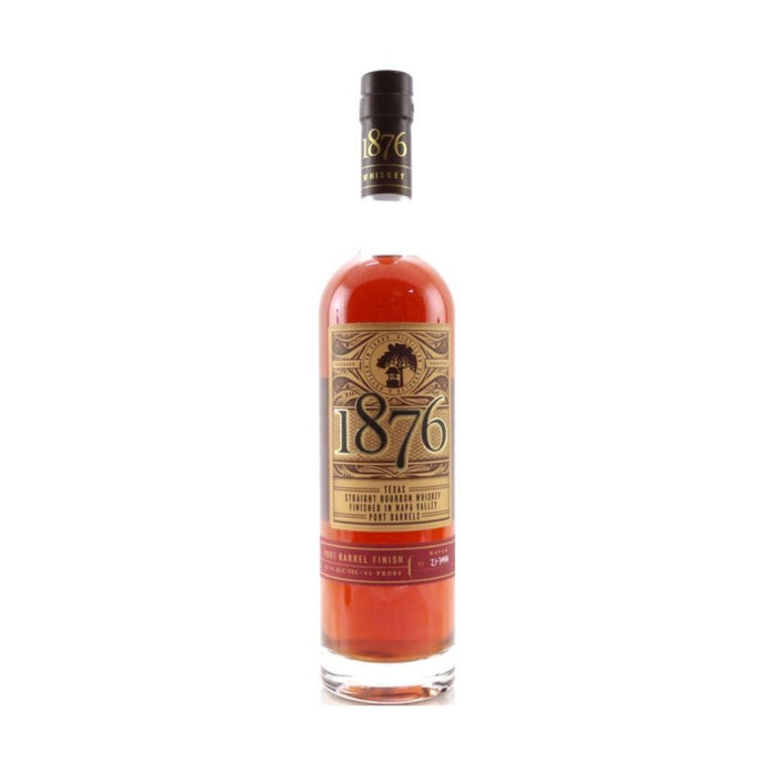 1876 - Texas Straight Bourbon Whiskey Finished in Port Barrels - TIPXY
