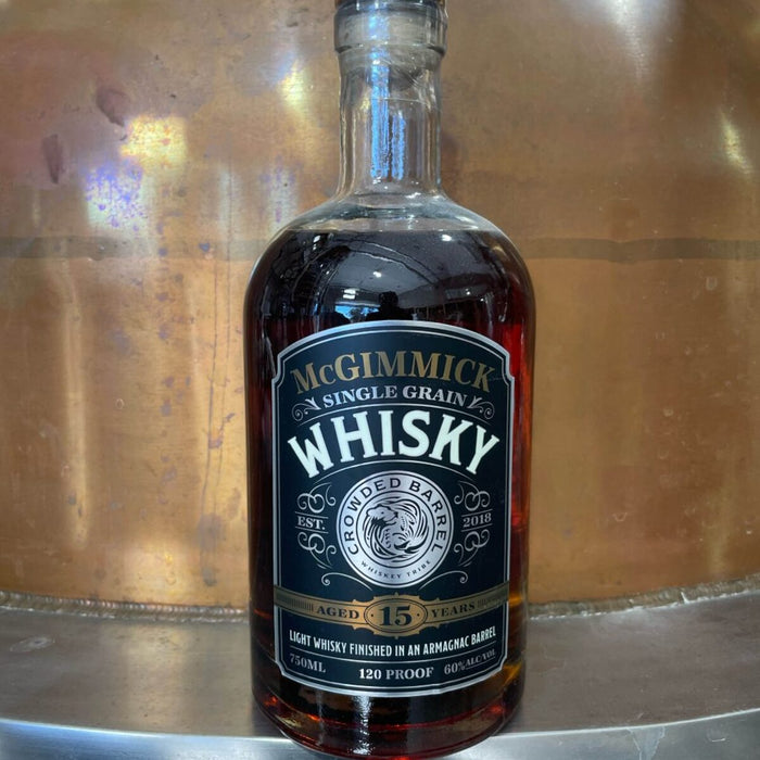 Crowded Barrel Whiskey - McGimmick Single Grain Finished in Armagnac - TIPXY