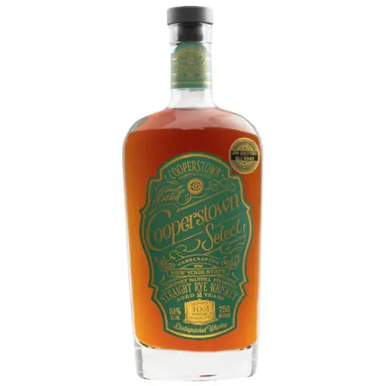 Cooperstown Distillery - Select Straight Rye Whiskey - TIPXY