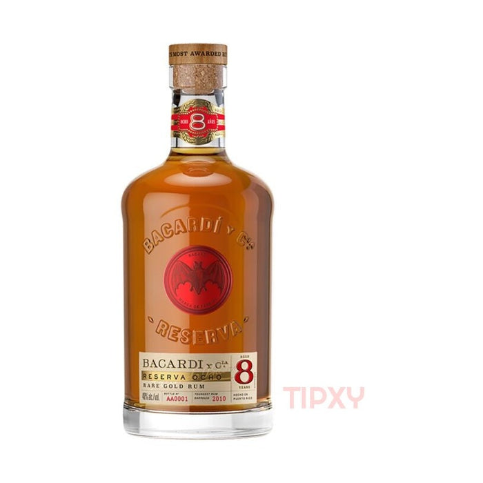 Bacardi - 8 Year Old Reserva Ocho Rye Cask Finish Rum - TIPXY