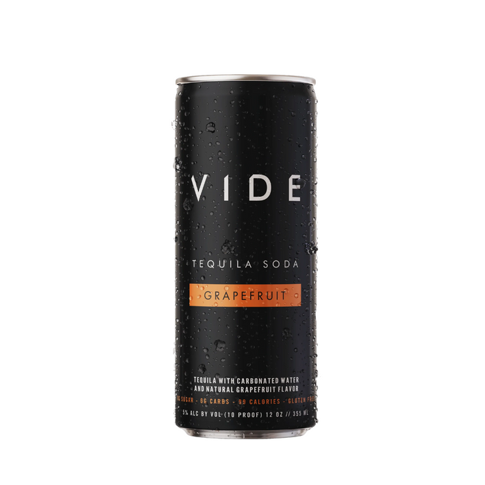 Vide - Grapefruit Tequila Soda Ready to Serve Cocktail - TIPXY