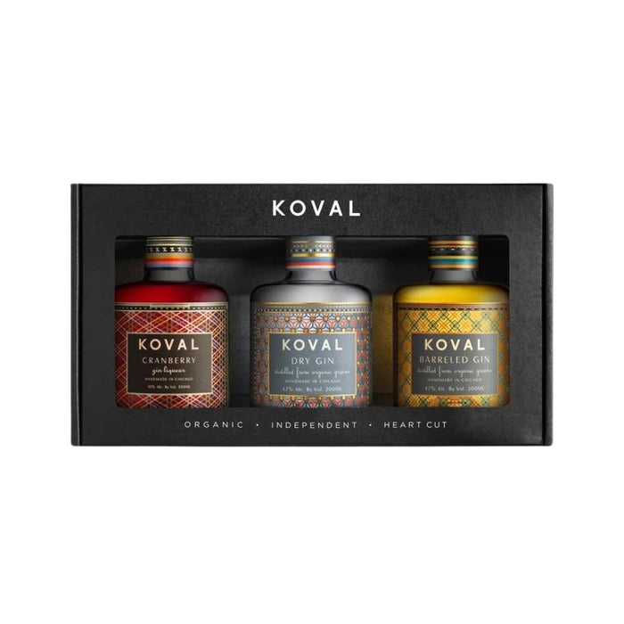 Koval - Organic Gin Trio Gift Pack