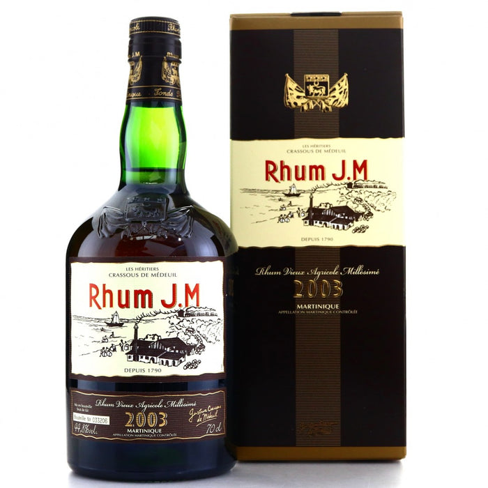 Rhum J.M - Vieux Agricole Millesime 2003